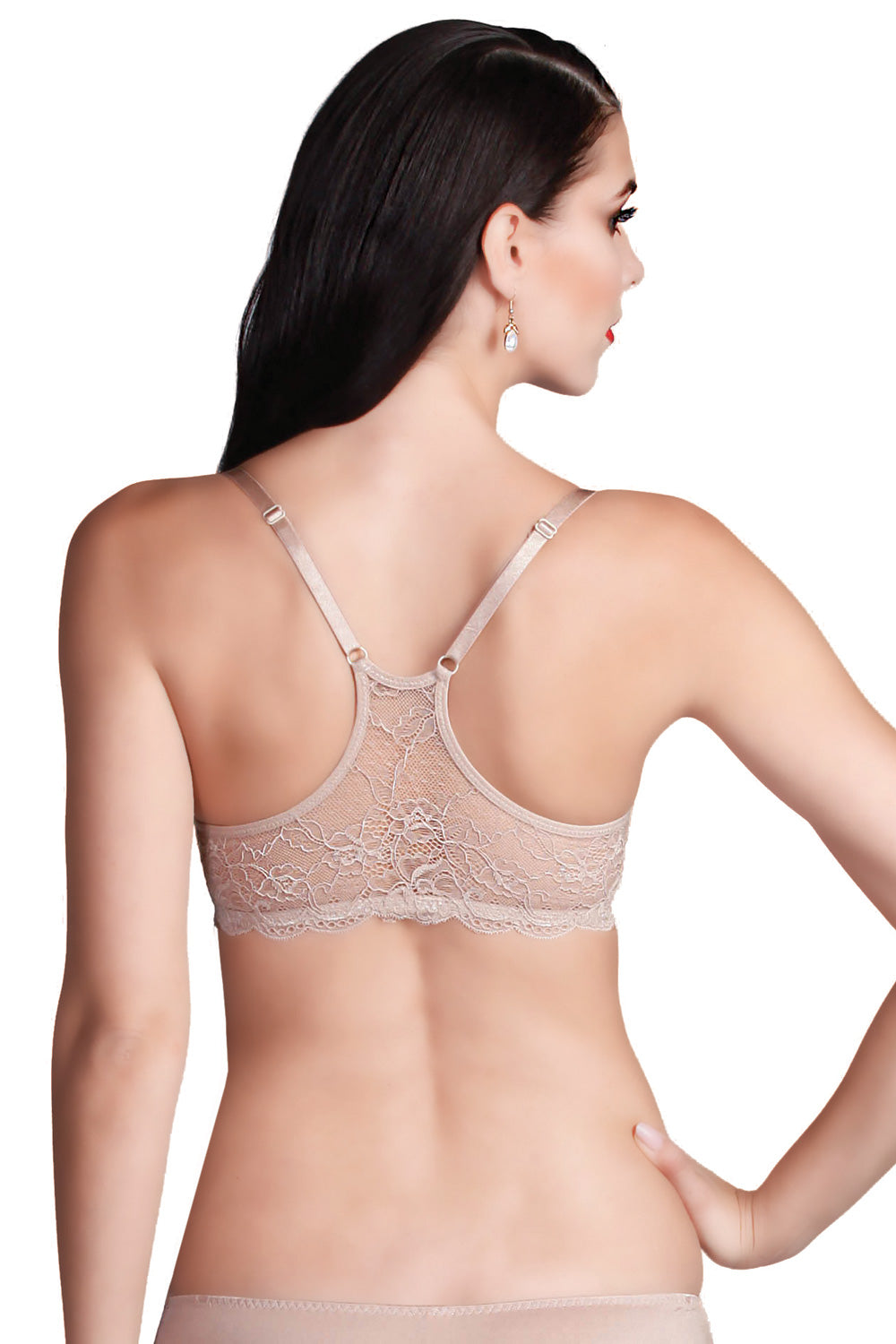 Affinitas Nicole Racerback Contour Bra - European Nude - source image 14444