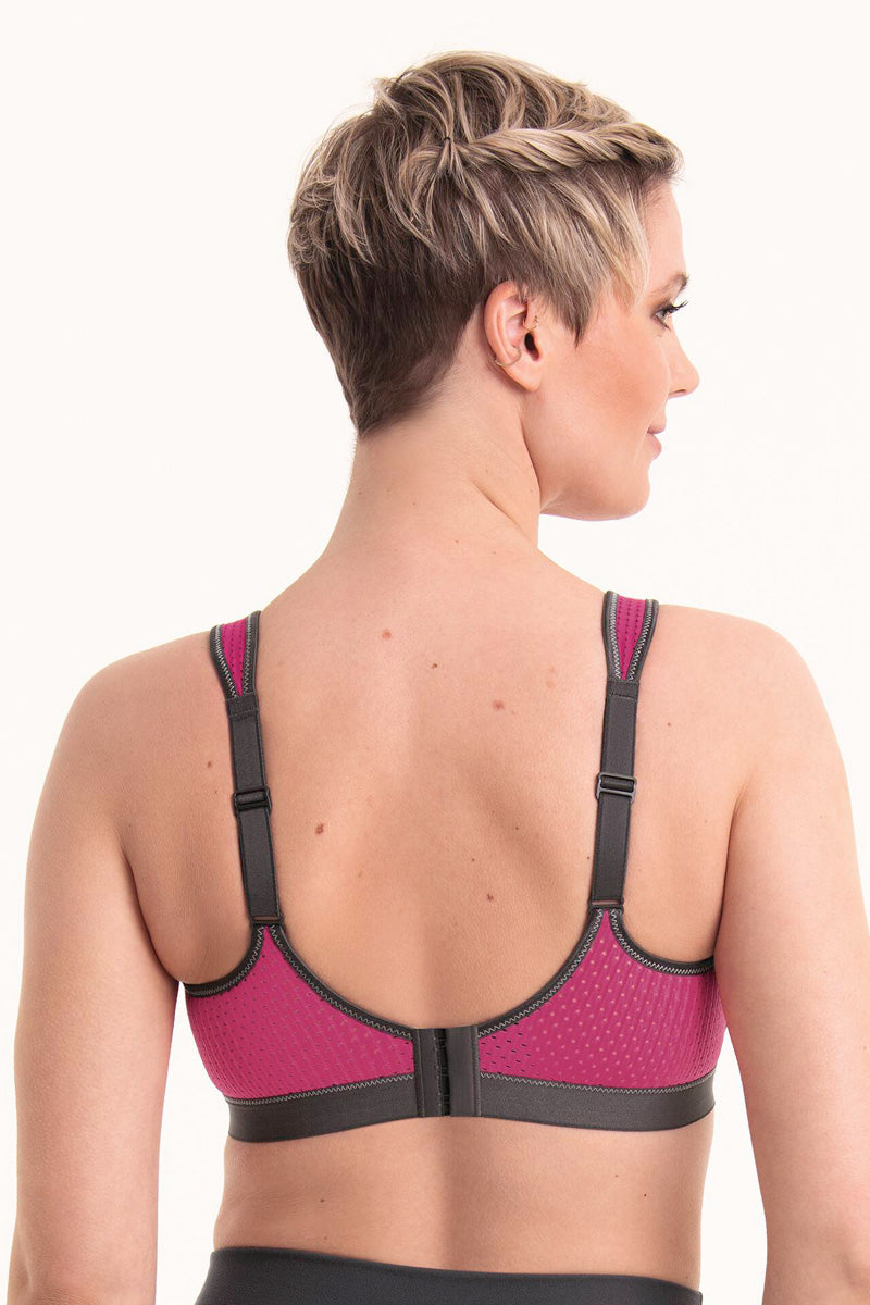 Anita Active Performance Maximum Support Sports Bra - Pink/Anthracite - source image 71368