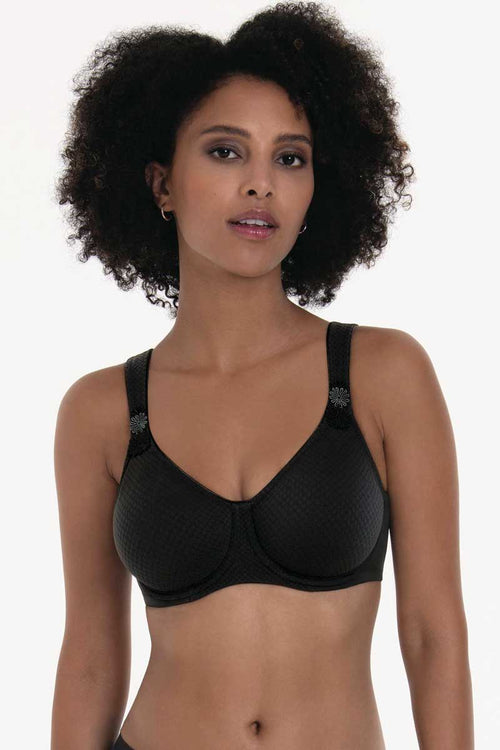 Anita Leni Underwired Comfort Bra - Black - source image 68178