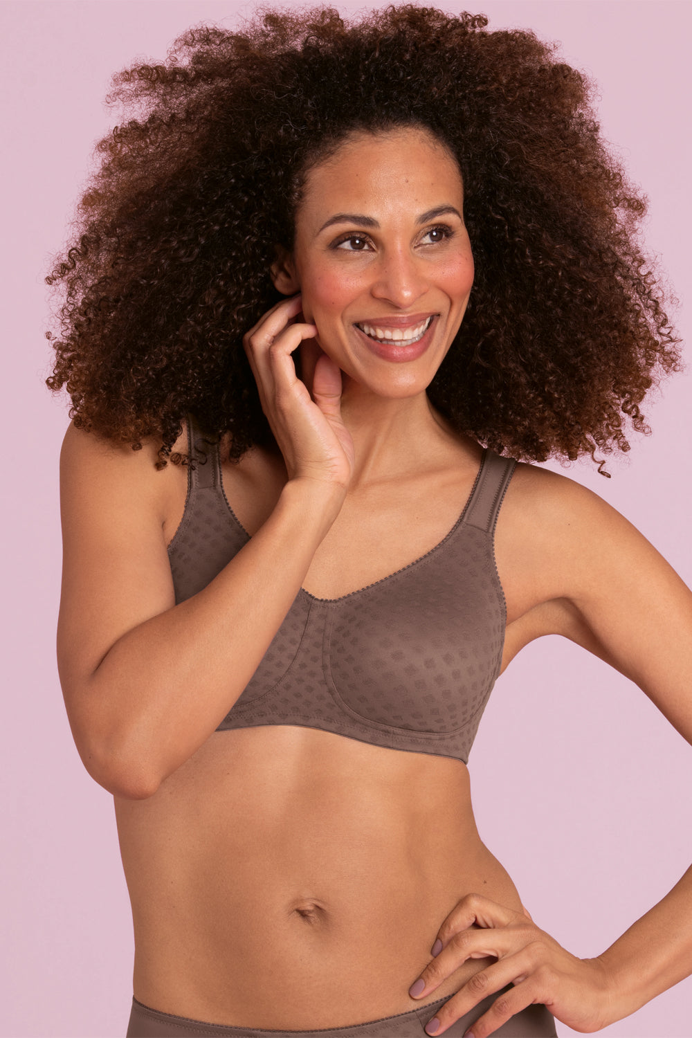 Anita Lisa Post Mastectomy Bra - Truffle - source image 48539