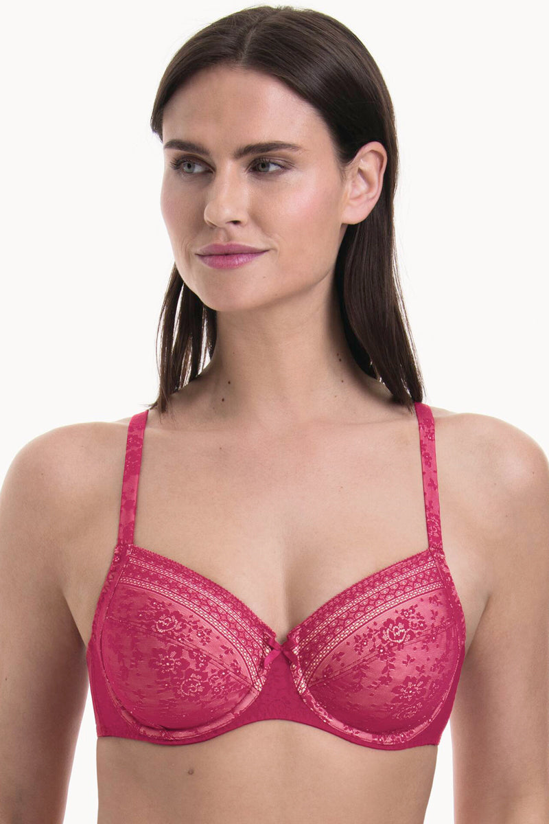 Anita Rosa Faia Fleur Underwired Bra - Cherry Red - source image 64867