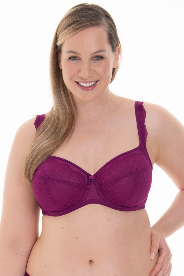 Anita Rosa Faia Selma Underwired bra - Purple Wine - source image 50343