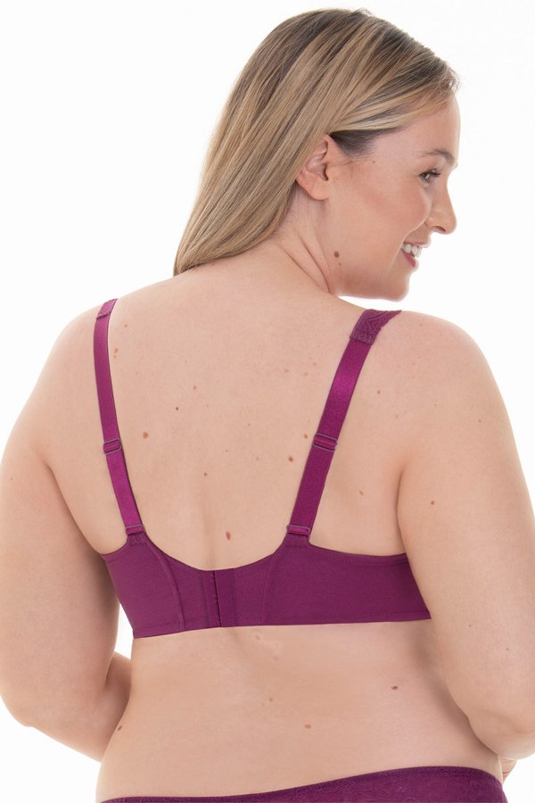 Anita Rosa Faia Selma Underwired bra - Purple Wine - source image 50344