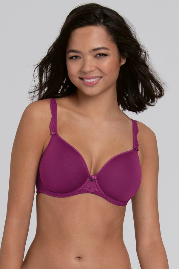 Anita Rosa Faia Selma Underwired Bra with Spacer Cups - Purple Wine - source image 50345