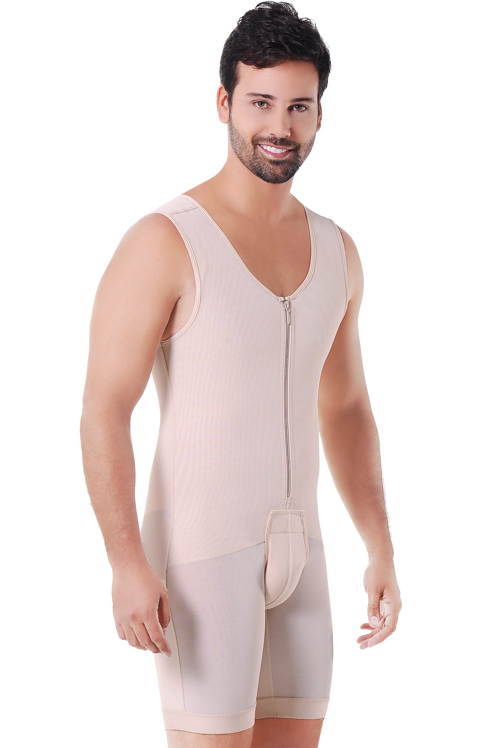 Ann Michell Men's Firm Compression Powernet Bodysuit