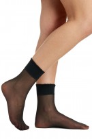 Berkshire 3 Pair Pack Sheer Anklet - Fantasy Black - source image 59569