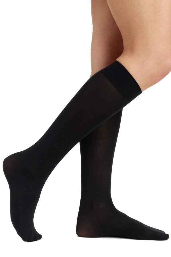 Berkshire 3 Pairs Opaque Trouser Pantyhose with Sandalfoot Toe Knee High
