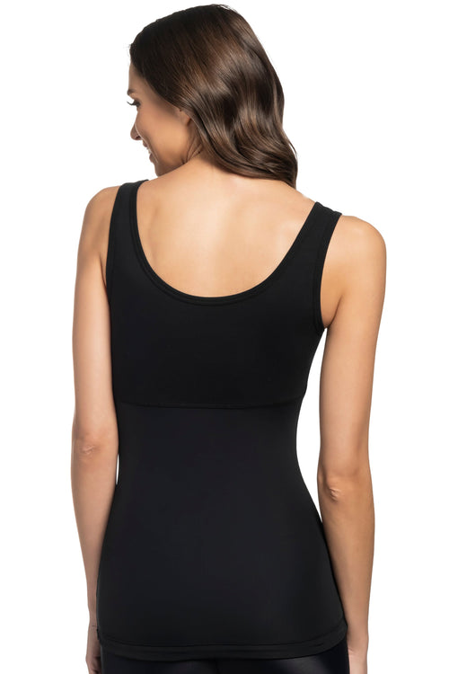 Berkshire Curves Slimming Tank top with Shaping Tummy Control - Black - source image 44361