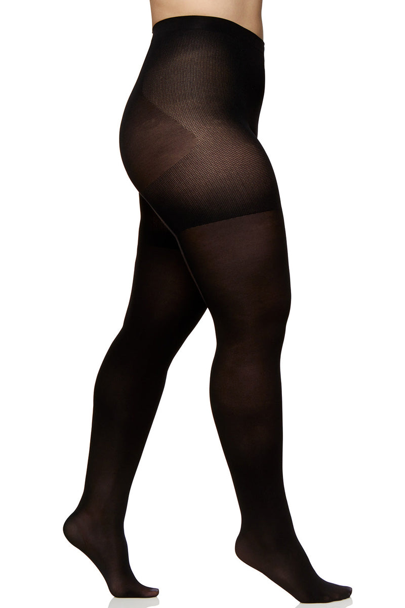 Berkshire The Easy On! 40 Denier Plus Size Tights - Black - source image 27821