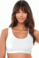 Bestform Tank Style Sport Bra - 3 Pack - White - source image 72771