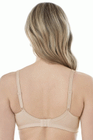 Bestform Unlined Wireless Cotton Bra with Seamed Cups - Nude - source image 72808