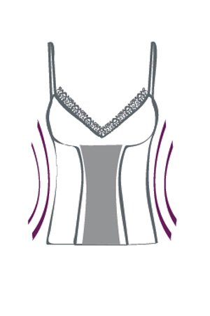 Body Hush Glamour Sensual Slimming Camisole