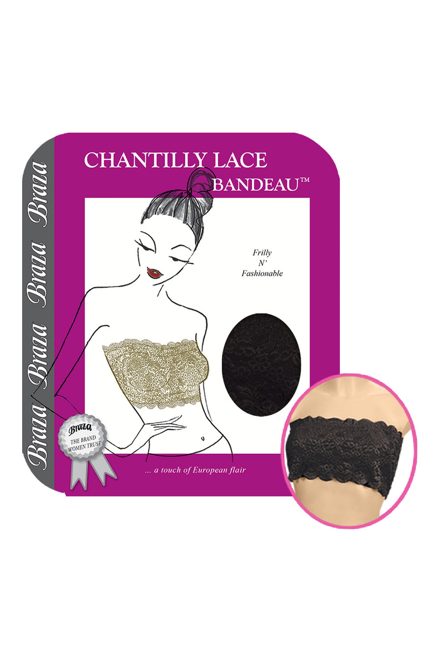Braza Chantilly Lace Bandeau