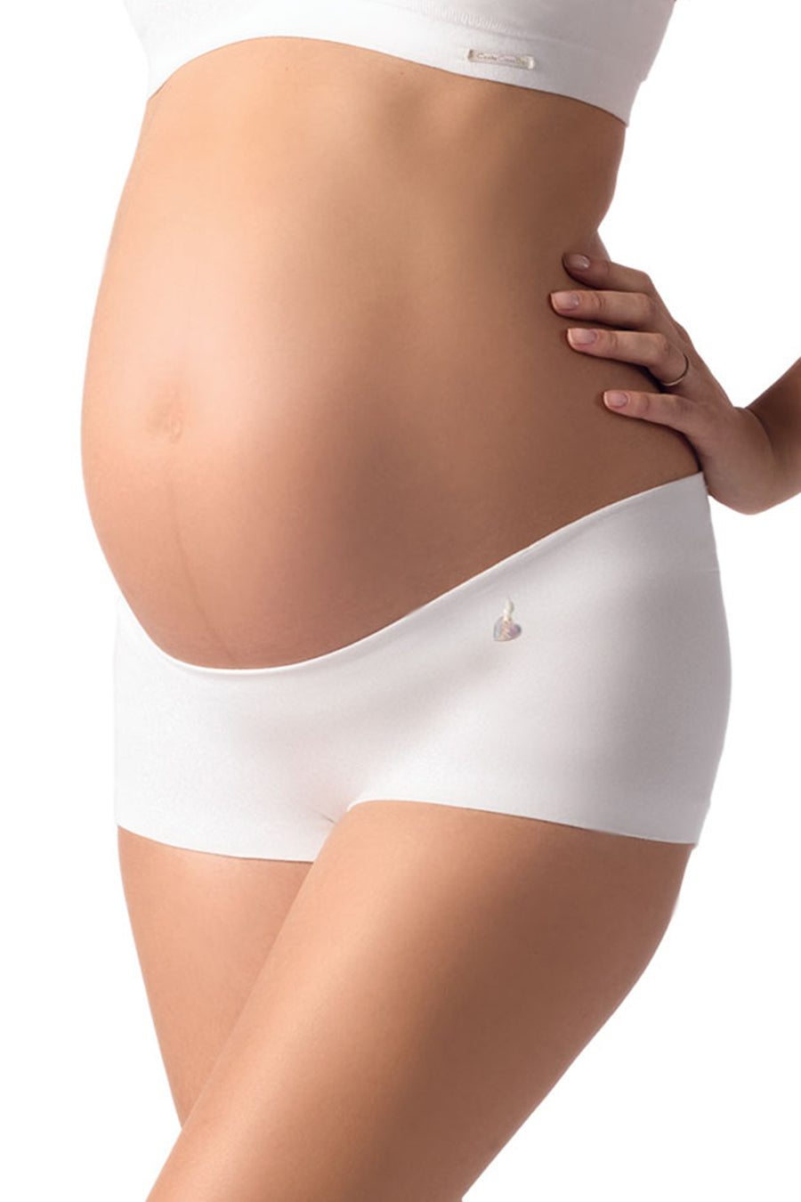 Cache Coeur Maternity Shorts Signature - Natural - source image 21252