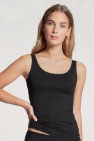 Calida Natural Comfort Tank Top - Black - source image 69058