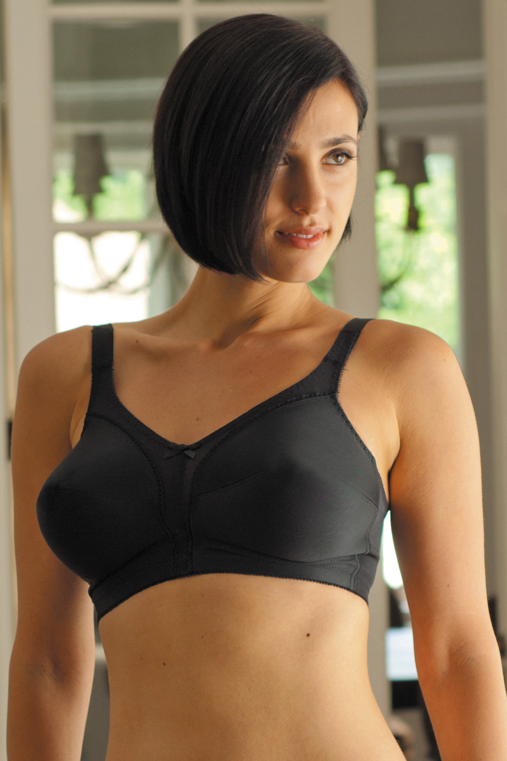 Carnival Camisole Shoulder Soft Cup Bra - Black - source image 7040