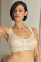 Carnival Front Closure Posture Support Bra - Champagne - source image 9925