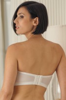 Carnival Full Coverage Lace Strapless Bra - Ivory - source image 7064