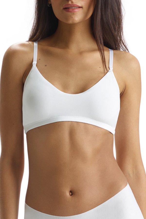 Commando Butter Bralette - White - source image 57216