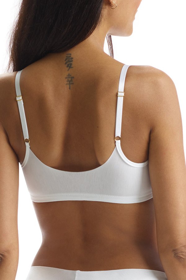 Commando Butter Bralette - White - source image 57217
