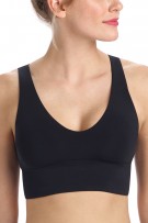 Commando Butter Comfy Bralette - Black - source image 39109