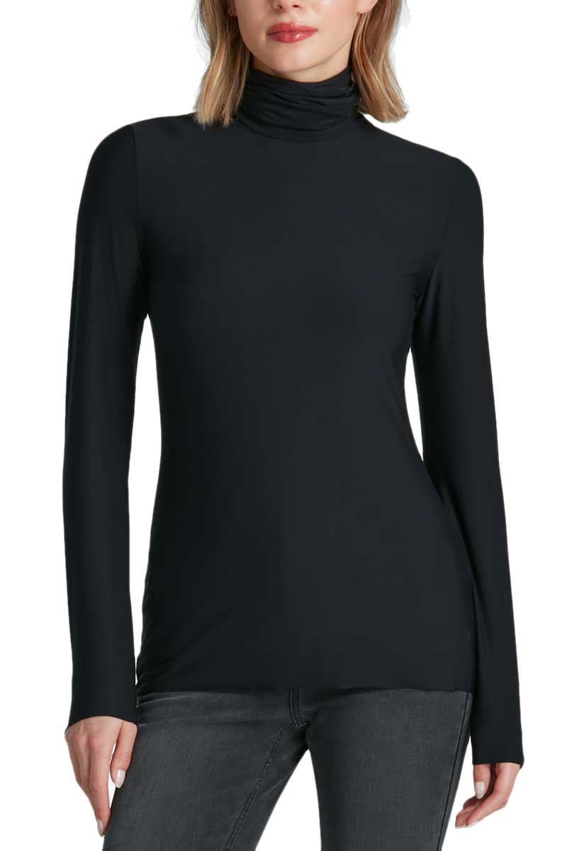 Commando Butter Long Sleeve Turtleneck - Black - source image 65829
