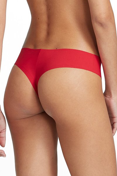 Commando Butter Mid Rise Thong - Scarlet - source image 58587