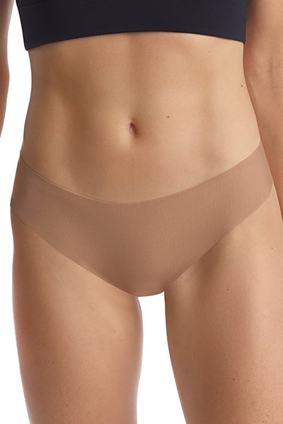Commando Butter Mid Rise Thong - Toffee - source image 58737