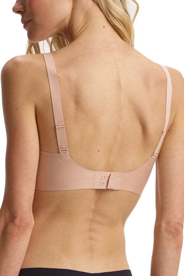 Commando Butter Soft Support Back Closure Bralette - Beige - source image 60304