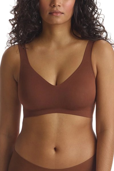 Commando Butter Soft-Support Bralette - Cinnamon - source image 56998