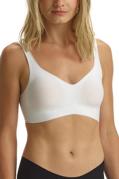 Commando Butter Soft-Support Bralette - White - source image 57006