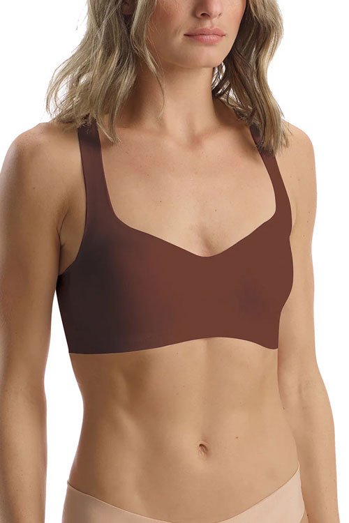 Commando Butter Soft-Support Racerback Bralette - Cinnamon - source image 57158