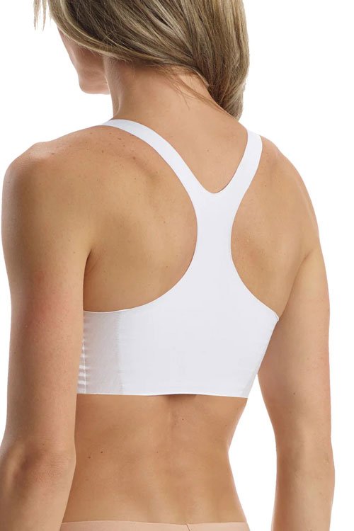 Commando Butter Soft-Support Racerback Bralette - White - source image 57163