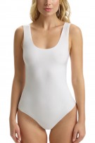 Commando Butter Tank Bodysuit - White - source image 58469
