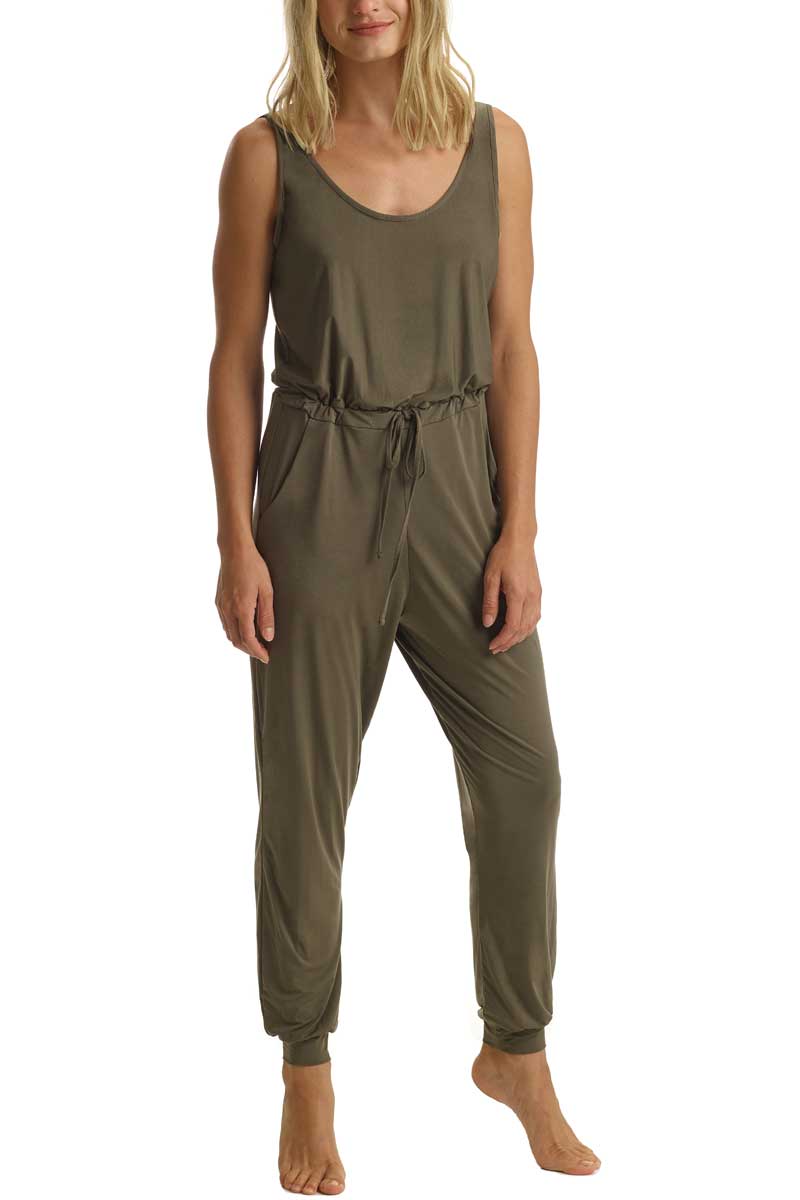 Commando Butter Tank Jumpsuit - Basil - source image 60407