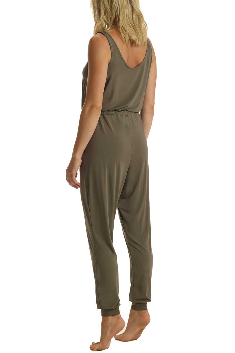 Commando Butter Tank Jumpsuit - Basil - source image 60408