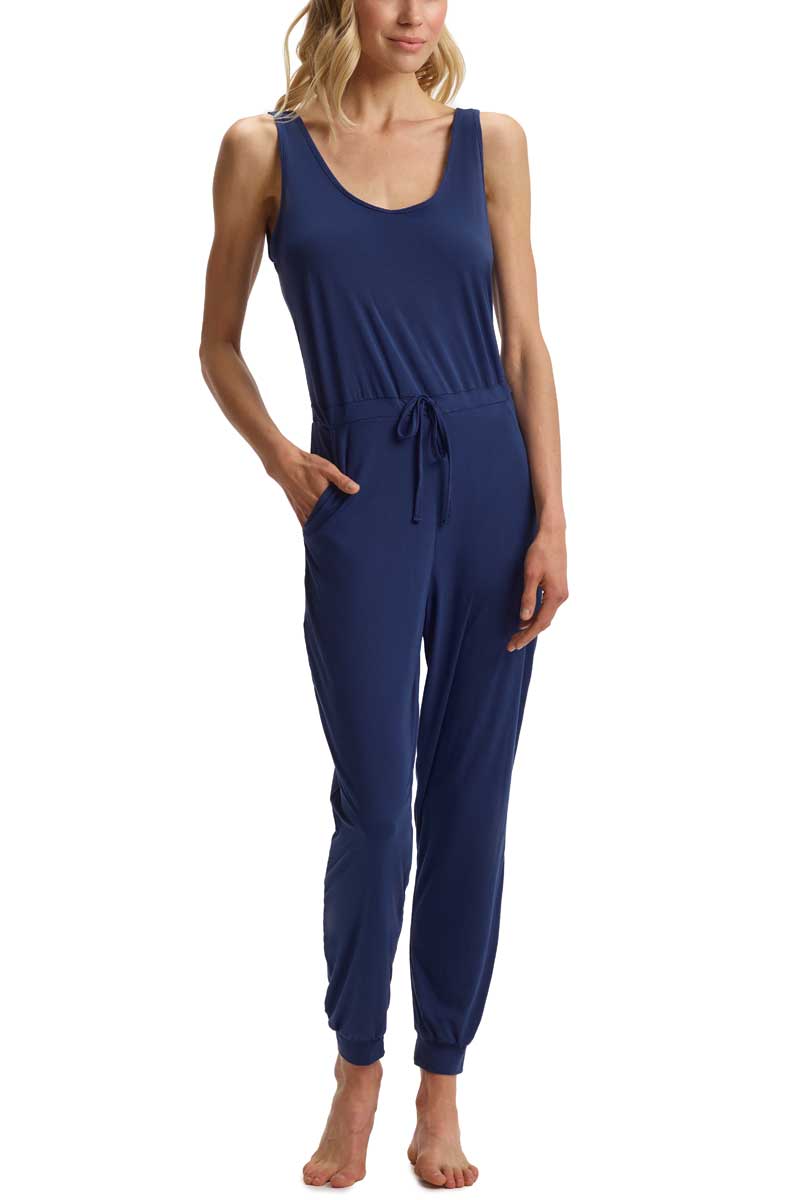 Commando Butter Tank Jumpsuit - Bright Navy - source image 60411