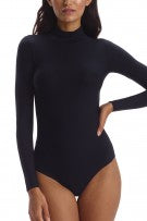Commando Butter Turtleneck Bodysuit - Black - source image 56689
