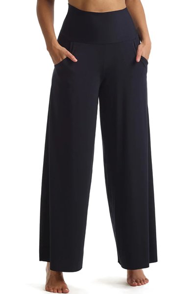 Commando Butter Wide Leg Lounge Pant - Black - source image 57075