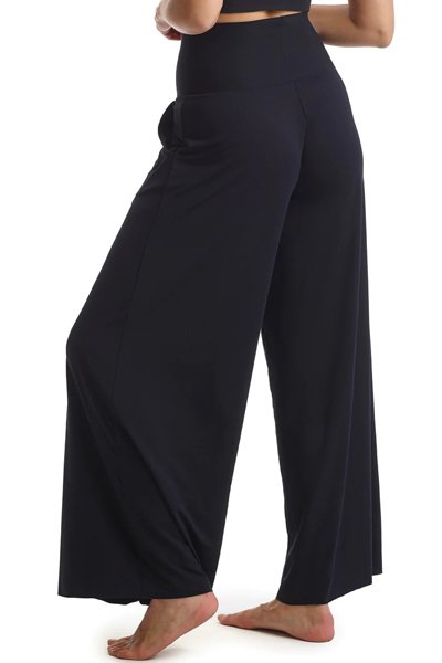 Commando Butter Wide Leg Lounge Pant - Black - source image 57076