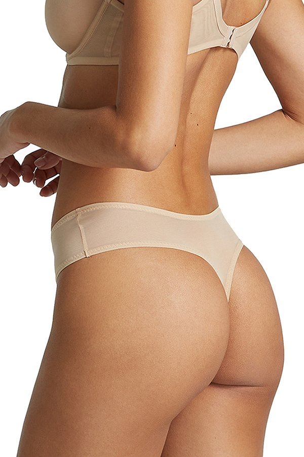 Commando Chic Mesh Thong