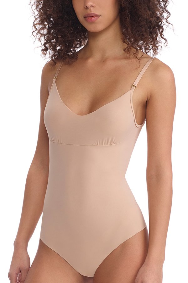 Commando Classic Control Bodysuit - Beige - source image 59162