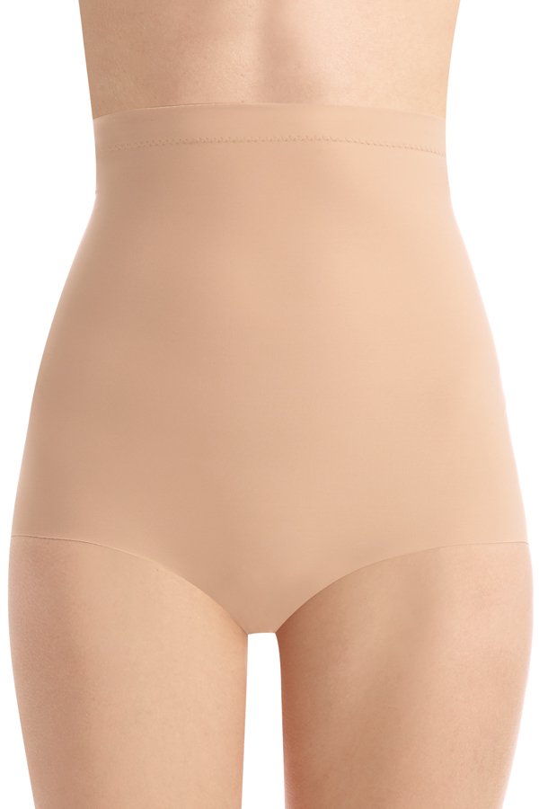 Commando Classic Control High-Waisted Brief - Beige - source image 39232