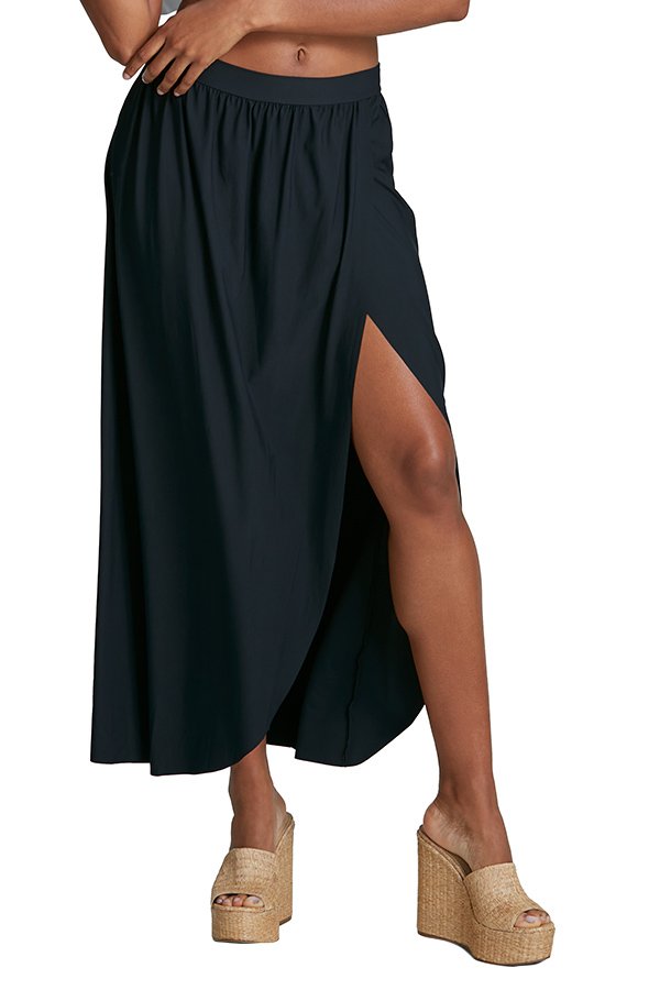 Commando Classic Maxi Skirt - Black - source image 64420