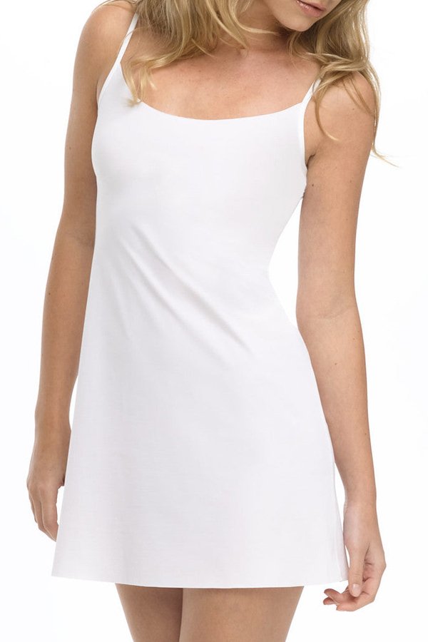 Commando Classic Mini Cami Slip - White - source image 57213