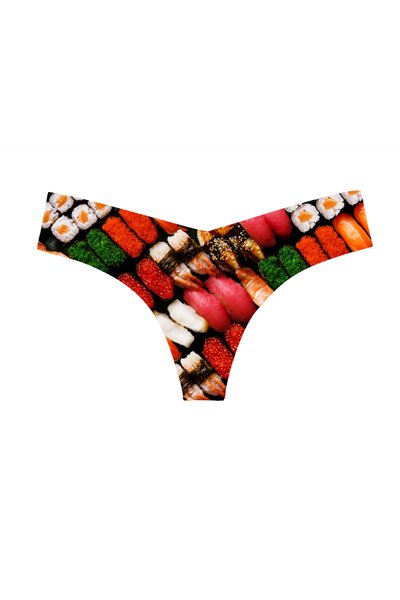 Commando Classic Print Thong Panty - Bento - source image 59096