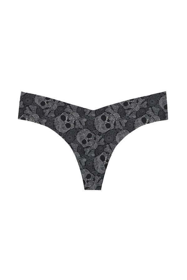 Commando Classic Print Thong Panty - Pretty Dead Acid - source image 58935