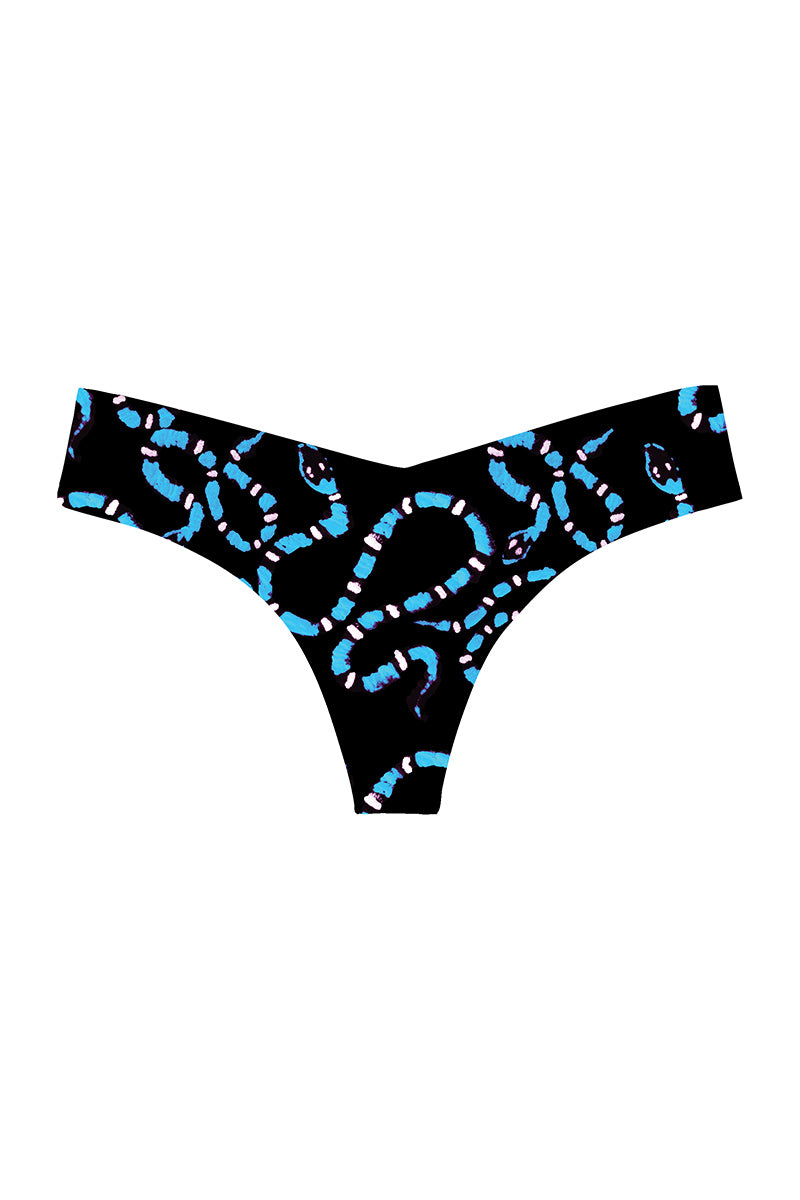 Commando Classic Print Thong Panty - Slither - source image 58934