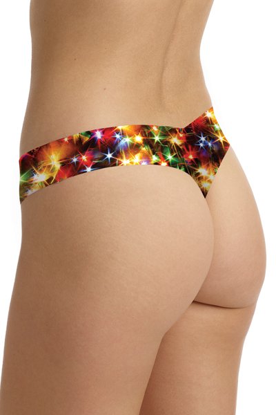 Commando Classic Print Thong Panty - Sparks - source image 59095