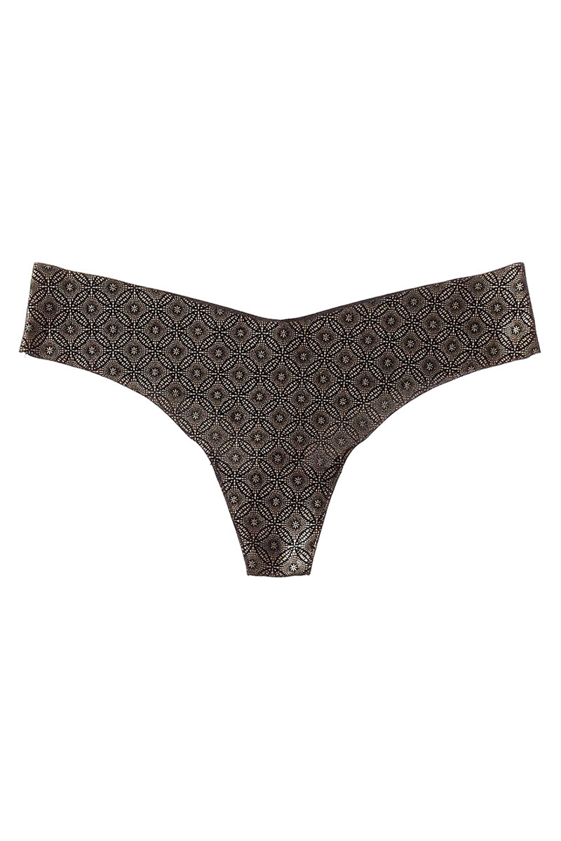 Commando Classic Print Thong Panty - Stella - source image 58930